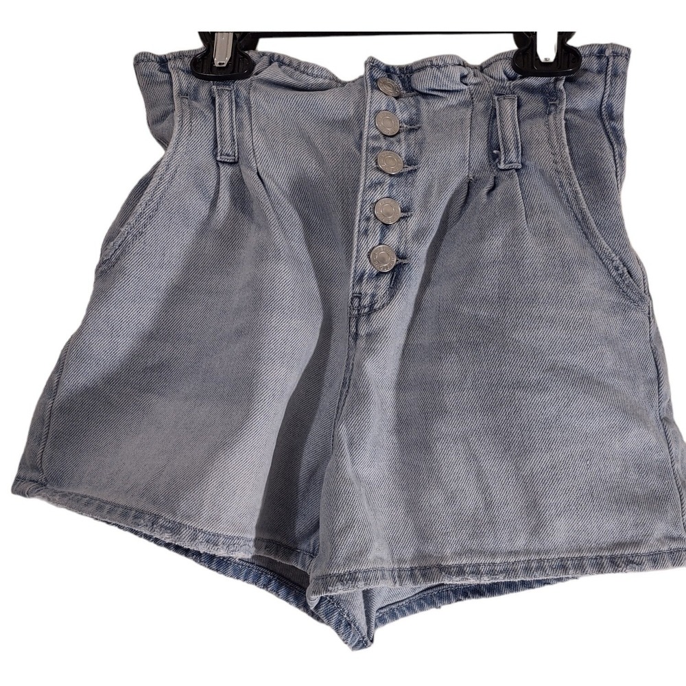 American Eagle Jeans Shorts Women's Size‎ 4 Blue Denim  AEO 5 Pockets Button Fly